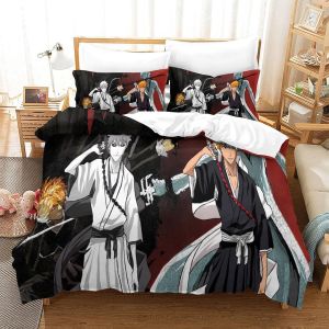 Bleach Pcs Housse De Couette Zaragi Kenpachi Ensemble De Housse De Couette Imprim&iquest;&iquest; D Taie D'oreiller Parure De Lit Linge De Lit Double&pound;&iquest;Xcm&pound;&copy; - Neuf