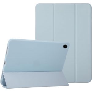 KALANKA-Coque pour Samsung Galaxy Tab A11+ Plus: Mince et L&eacute;g&egrave;re avec Support &agrave; Trois Plis et Dos en TPU Flexible pour Le Bureau et l'Usage Quotidien - Bleu Ciel - Neuf