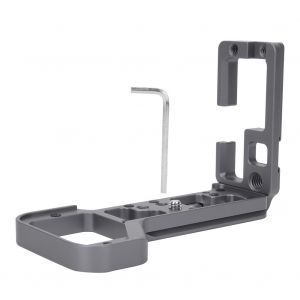 Support de plaque en L a degagement rapide pour prise de vue verticale, poignee pour appareil photo hybride Sony ILCE-7RM4 A7R4 A7RM4, gris ciment - Neuf