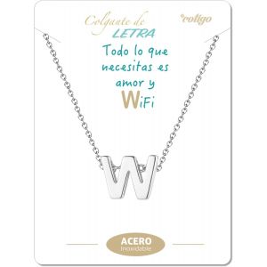 Kal-Collier Initiale En Acier Inoxydable, Collier Femme Avec Pendentif Petite Lettre A-Z - Cadeau Bijoux Pour Anniversaire Mère, Petite Amie Ou Amis, Couleur Argent Et Dorée - Neuf