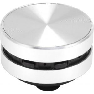 KALSG-Haut-Parleur Bluetooth À Conduction Osseuse,Véritables Haut-Parleurs Sans Fil,Mini Haut-Parleur Stéréo Portable,Basse Stéréo,Petit Haut-Parleur Sans Fil Portable Avec (Silver) - Neuf