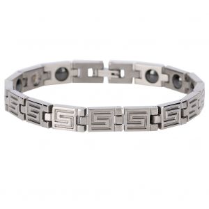 Bracelet De Therapie Magnetique En Acier Titane, Cadeau De Soins De Sante, Bracelet Pour Couple (Femme) - Neuf