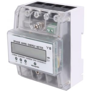 Compteur D'Énergie 3 Phases 4 Fils 220/380 V 20-80 Une Consommation D'Énergie KWh Mètres De Rails D'Installation Compteur Électrique Numérique - Neuf