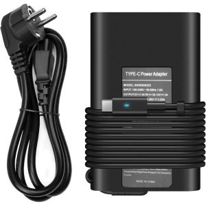 65W Usb C Chargeur Secteur, Câble De Charge Remplacement Pour Dell Latitude 5520 5420 5320 5290 5285 5179 5480 5400 5410 7420 7410 7320 7275 7280 7490 7520, Dell Xps 13 12 15 9365 9350[Z4707] - Neuf
