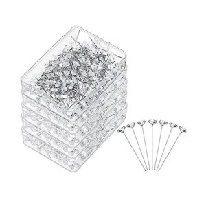 1000 Pcs Corsage Boutonniere Pins 1.5 Pouces Bouquet Pins &Eacute;pingles &Agrave; Fleurs Diamant Strass Pins Crysta - Neuf