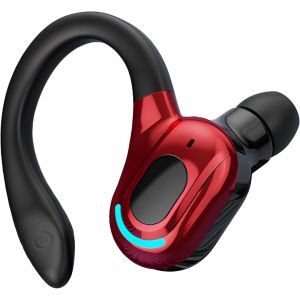 KALANKA-Oreillette Bluetooth Mono Sans Fil 360&deg; avec Micro Int&eacute;gr&eacute; Son HD &Eacute;couteurs Auriculares V5.2 Tour d&iquest;Oreille R&eacute;duction de Bruit pour iPhone Android PC Bureau Conduite Affaires Sport 20h Autono - Neuf