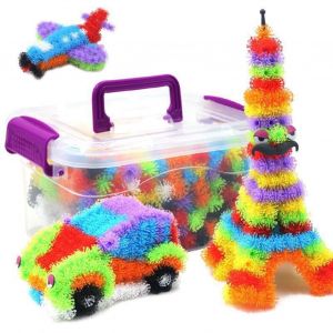 Jouets educatifs, boules collantes, blocs de construction a faire soi-meme, pour enfants de plus de 3 ans - Neuf