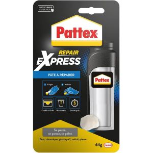 Pâte à réparer multi-usages (tube de 64 g) Pâte epoxy bi-composante pour collages sur de multiples matériaux Idéale pour reconstituer,colmater et coller - Neuf