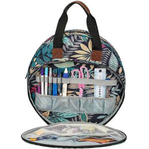 Sac De Broderie,Sac De Transport Portable Pour Projet De Broderie Et Fournitures De Kits Doutils De Point De Croix,Sac Uniquement - Neuf