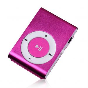 Mini lecteur multimedia MP3 portable en metal 3,5 mm USB, lecteur de musique MP3 tendance - Neuf
