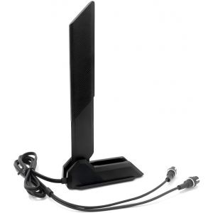 WiFi 7 Antenne pour ASUS TUF Gaming X870E B860M B850 Z890 X870 Z790,Prime B840M B850 B860 Z890 X870,ProArt Z890 X870E S&eacute;ries WLAN Amplifier WiFi 7 Carte Gaming Tri-Bande Base Magn&eacute;tique (Black) - Neuf