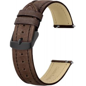 Extra Long Watch Bands 18mm 20mm 22mm 24mm Leather Bands For Men Xl Replacement Band For Large Wrist.[U1478] - Neuf