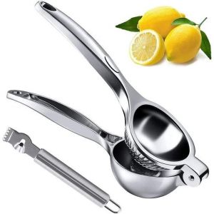 Presse-Agrumes Manuel, Presse-Citron Manuel, Presse-Agrumes Et Presse-Citron, Pince &Agrave; Citron, Presse-Citron Manuel - Robuste Et Anticorrosion - Pour Citrons Et Autres Fruits - Fabriqu&eacute; En Aluminium - Neuf