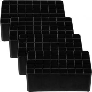 Paquet de 4 Porte-Crayons Rangement Feutre,Plastique Rangement Crayon pour 160 Feutres,Pot A Crayon Bureau pour Feutres,Crayons,Pinceaux - Neuf
