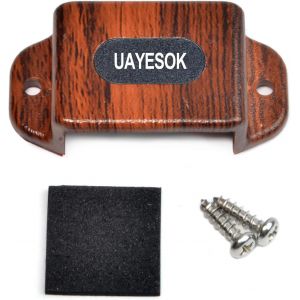 Support D'Autoradio Portable Pour Talkie-Walkie, Radio, Tableau De Bord, Crochet Avec Vis Et Dos Adh&eacute;sif 3M, Pour Motorola Baofeng Kenwood Hyt Icom Midland Radio 2 Voies (Grain De Bois) - Neuf