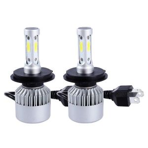 Lot De 2 Ampoules De Phares Led H4 Hb2 9003 - Étanches, 8 000 Lumens, Faisceau Réglable, 6 000 K, Longue Durée De Vie, Économes En Énergie, Parfaites Pour Tous Les Véhicules - Neuf