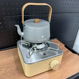 Bouilloire D'Ext&eacute;rieur Japonaise Snow Peak, Grande Capacit&eacute;, Pour Camping, Pique-Nique, Cuisini&egrave;re &Agrave; Gaz Assortie 1100ml - Neuf