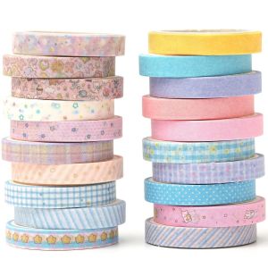 20 Rouleaux Mill&eacute;sime Washi Tape Set Maigre R&eacute;tro Ruban Adh&eacute;sif D&eacute;coratif Masking Tapes Pour Arts,Bullet Journal,Scrapbooking,Bricolage,Emballage (Kawaii) - Neuf
