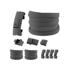 Lacets &Eacute;lastiques Sans N?ud Avec Crochet De Verrouillage - Gris Clair - 2 Paires - Neuf