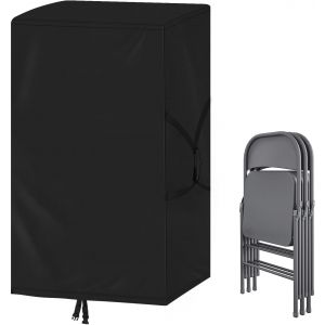 Ulteronixshop-Onlyme Lot de 2 sacs de rangement pour chaise pliante, housse de chaise pliante en bois imperm&eacute;able avec poign&eacute;e pour le rangement et le transport de chaises - Neuf