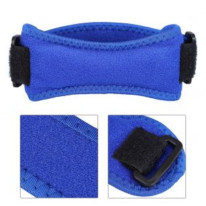 Genouillere D'equitation Professionnelle, Protection De Rotule, Ceinture De Soutien Du Genou, Sangle De Sport, Bleue - Neuf