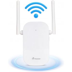 Amplificateur Wifi Puissant, Repeteur Wifi Bi-Bande 1200Mbps, Amplificateur Wifi, Répéteur Wifi Puissant, Ethernet Port, Repeteur Wifi Exterieur Compatible Tous Les Routeurs[Z256] - Neuf