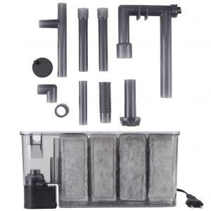 Hjlian Filtre D'aquarium Suspendu, Filtre D'aquarium Externe Suspendu, Filtre D'alimentation Pour Aquarium, Ue (220-240 V) - Neuf