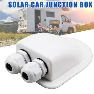 Toit Fil D'Entrée De La Glande De La Boîte De Panneau Solaire Câble Motorhome Caravane Bateau (Blanc) - Neuf