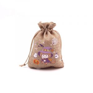 Lot De 50 Sacs En Toile De Jute (15 Cm X 20 Cm) Pour Halloween, Sacs En Toile De Jute Avec Cordon De Serrage Pour Des Bonbons, Des Bonbons, Des Bonbons, Des Cadeaux - De 15 - Neuf