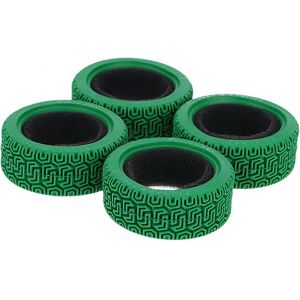 KAL-Pneus De Rallye 1/10 Rc 68 Mm Pour Voiture De Rallye 1:10 Rc Sur Route Traxxas Tamiya Hsp Hpi Kyosho 1/16 Rc Rallye (Vert) - Neuf