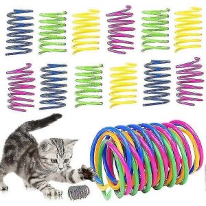 32pcs Ressort De Chat,Ressort En Spirale De Couleur Pour L'interaction Du Chat - Neuf
