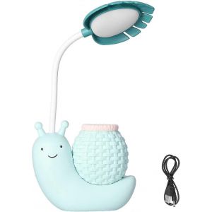 Lampe De Table Led Lampe De Bureau Multifonctionnelle Mignonne Avec Porte-Stylo Lampe De Bureau De Protection Oculaire Pour Les Enfants Des Étudiants - Neuf