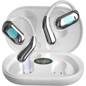 KALANKA-Ecouteur Traducteur Instantan&eacute;, Oreillette Traduction Instantan&eacute;e sans Fil Ecouteurs Traducteur Vocal Instantan&eacute; IPX5 &Eacute;tanche, Casque Reducteur de Bruit Bluetooth Ecouteur pour Voyage Affaire - Neuf