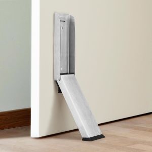 LETNERNY-Butée De Porte Pour Bas De Porte, Butée De Porte En Métal, Butée De Porte Robuste, Maintient La Porte Ouverte, 15,2 Cm, 1 Paquet - Neuf