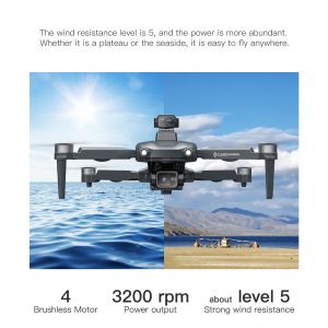 Drone Pliable Lyzrc L600 Pro Max Gps 5g Wifi Fpv Avec Double Cam&eacute;ra Hd 4k Esc Eis &Agrave; 3 Axes Et Gimbal 360 , &Eacute;vitement Des Obstacles Et Moteur Brushless - Neuf