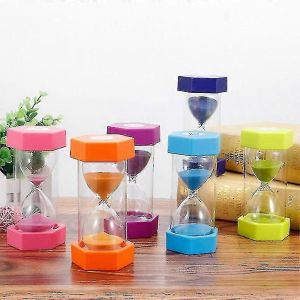 5/10/15/20/30min Sablier Sablier Horloge &agrave; sable Oeuf Cuisine Minuterie Fournitures Kid Game Cadeau - Neuf