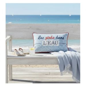Coussin Dehousable Les Pieds Dans L Eau - Neuf