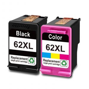 pour cartouche d'encre hp 62 xl HP 62XL à haut rendement pour imprimante HP Envy 5540 5640 5740 7640 5646 5541 5742 5745 200-HP62XL 1Noir 1Multicolore - Neuf