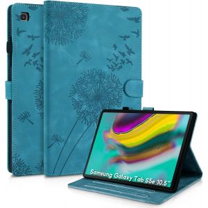 Coque Samsung Galaxy Tab S5e 2019 Pissenlit Housse En Tablette Cuir Tpu Cover Case Étui Housse De Protection Pour Samsung Galaxy Tab S5e 10.5 Pouces Sm-T720/Sm-T725 Bleu - Neuf