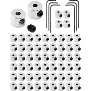 Mevronisshop-60pcs Fermoir &Eacute;pingles, &Eacute;pingles Verrouillage De Rechange Avec Cl&eacute; Pour Insignia Badge Name Tag Broche (6 X 5 Mm) - Neuf