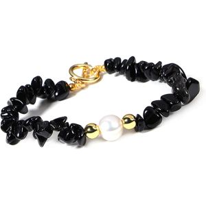 Eryi-Bracelet Élastique Avec Perle Lithothérapie Pierre Naturelle Irrégulière Yoga Fille Femme - Neuf