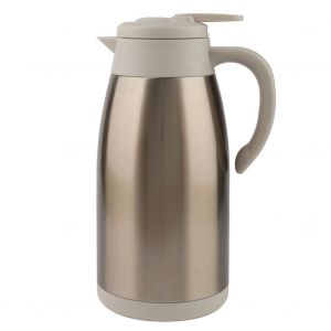Hjlian Pichet Isotherme A Double Paroi En Acier Inoxydable De 2 L (Argente) - Neuf