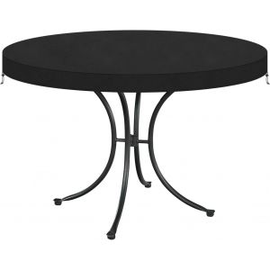 SPWA-Housse de Plateau Table Ronde Housse Table de Jardin Bache Table de Jardin Exterieur Impermeable Anti-UV Tissu Oxford Housse Protection Table Jardin Ronde Ø142x10cm - Neuf