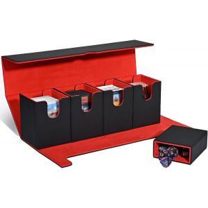 Boîte De Rangement Pour Cartes Magic The Gathering,Card Deck Box Pour Mtg Tcg Ccg Yugioh Cartes 5 En 1 Pour Plus De 900 Cartes,Magnetic Trading Cards Box Pour Cartes À Collectionner - Neuf