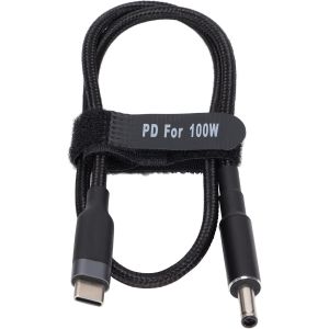 USB-C &agrave; 4.5x3.0mm DC Plug Cordon d'alimentation pour Ordinateur Portable 100W PD Charge Rapide USB C &agrave; DC Plug C&acirc;ble d'alimentation pour Ordinateur Portable Stable(JD0604 (0,5 m&egrave;tre)) - Neuf