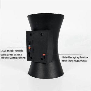 Applique Murale Led Solaire À Détection Corporelle, Luminaire Décoratif D'extérieur Pour Patio, Allée Ou Patio - Neuf