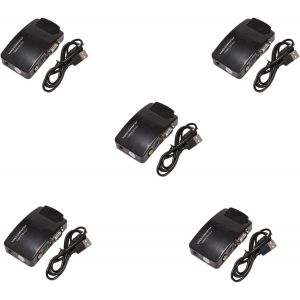 5X Adaptateur AV vers VGA Convertisseur VGA PC Composite S-VidéO EntréE AV vers PC VGA LCD Convertisseur de Sortie BoîTier de Commutation - Neuf