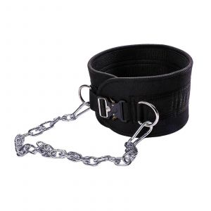 Ceinture De Musculation Avec Cha&icirc;ne Et Boucles Pour Tractions, Pour Homme Et Femme, Avec Boucle En Metal - Neuf