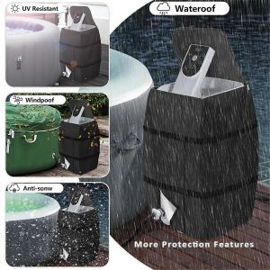 Housse de protection &eacute;tanche et isol&eacute;e pour pompe de spa multiple - Neuf
