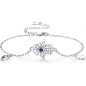 Patte De Chien/Chevaux/&Eacute;l&eacute;phant/Papillon/Renard/Ange Gardien/Vrille Bracelet En Argent 925 R&eacute;glable Pour Fille Bracelet R&eacute;glable Pour Femme Bracelets Bijoux Animaux Cadeaux Femmes Filles - Neuf